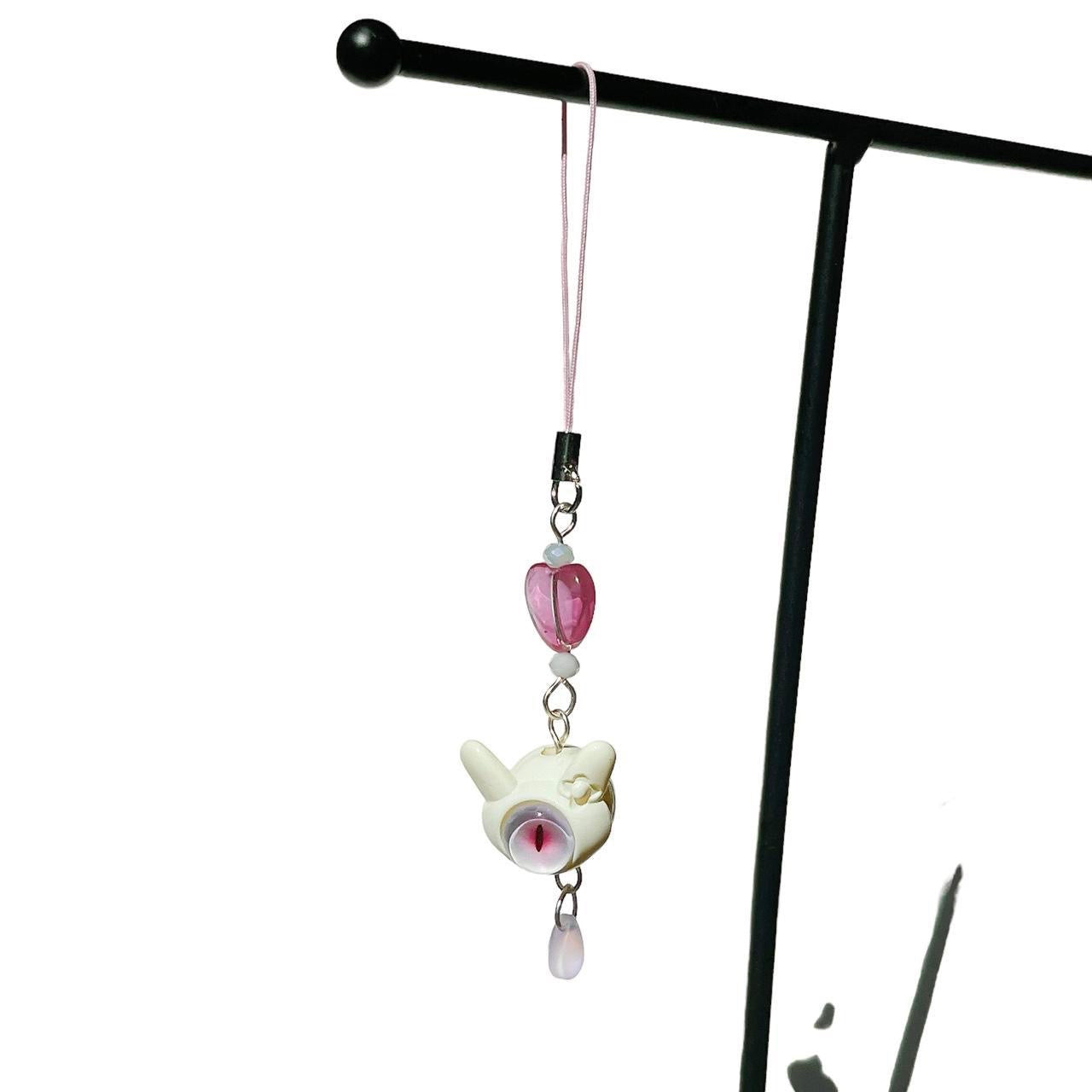 Eyeball Bunny Phone Charm