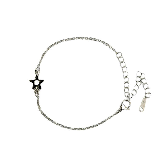 Black Star Silver Bracelet