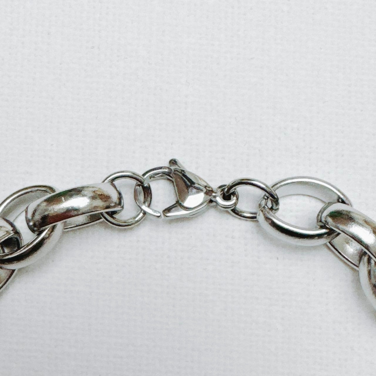 Silver Chain Heart Bracelet