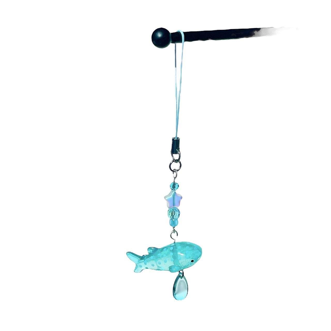 Blue Whale Shark Phone Charm