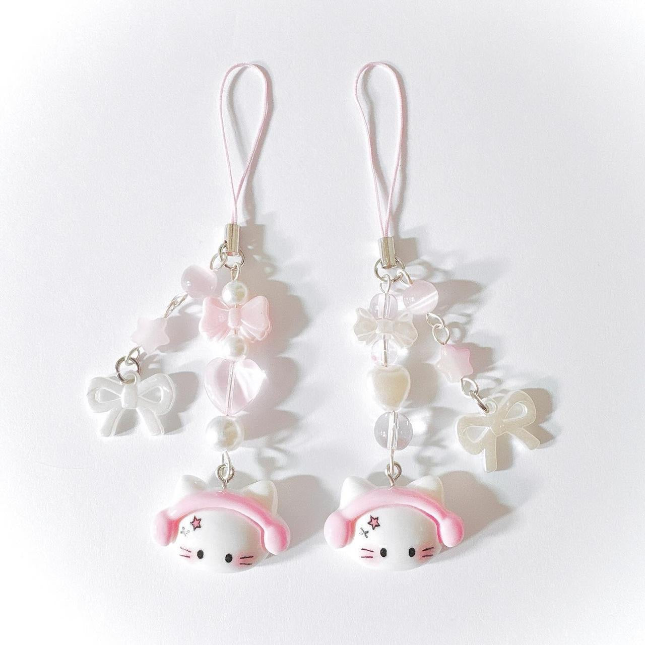 Headphone Kitty Charm - pink