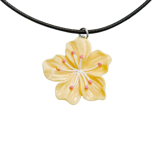 Yellow Flower Necklace