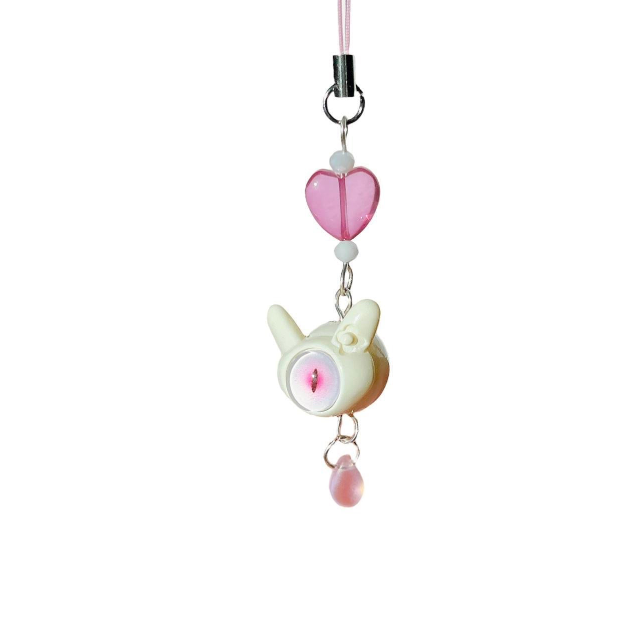 Eyeball Bunny Phone Charm