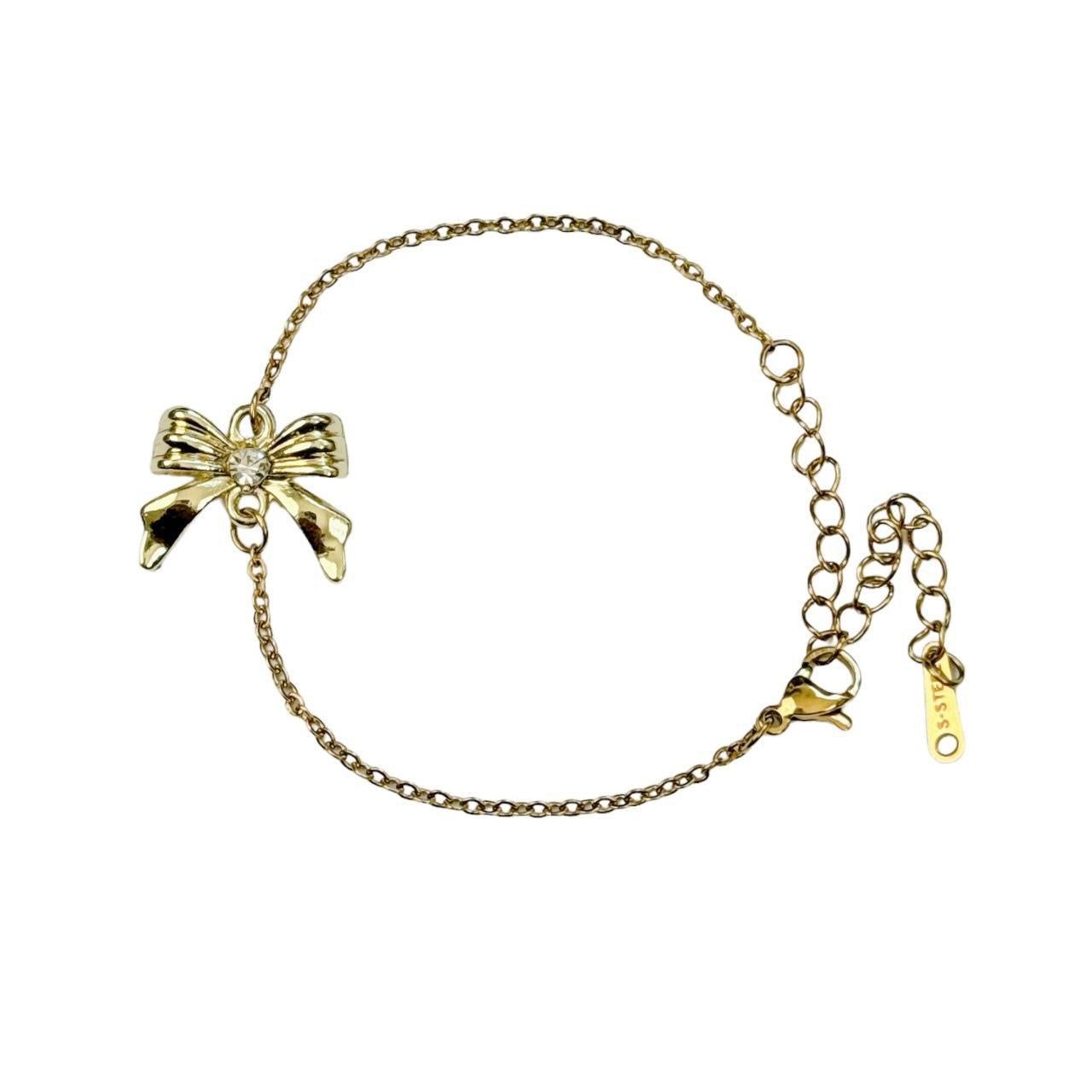 Gold Bow Bracelet