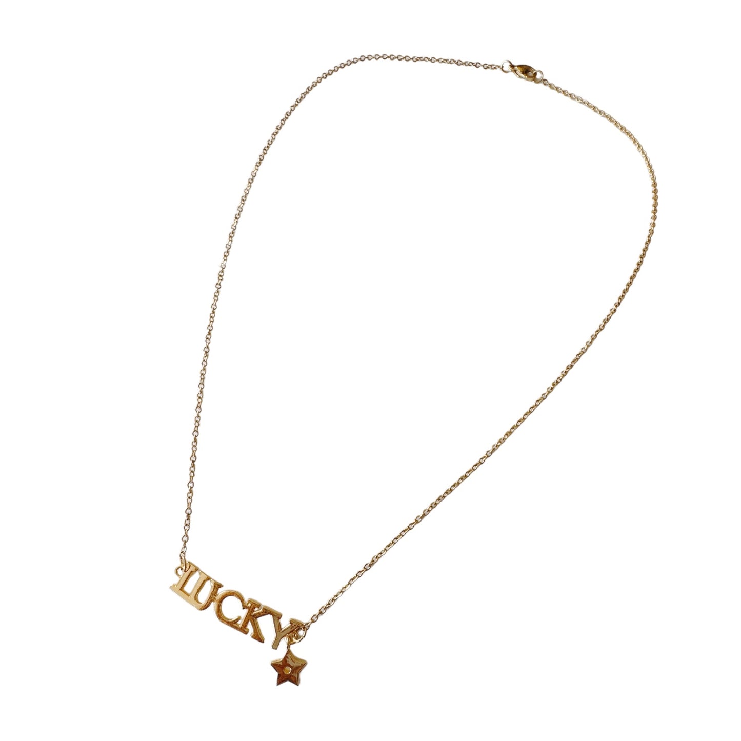 Gold Lucky Star Necklace