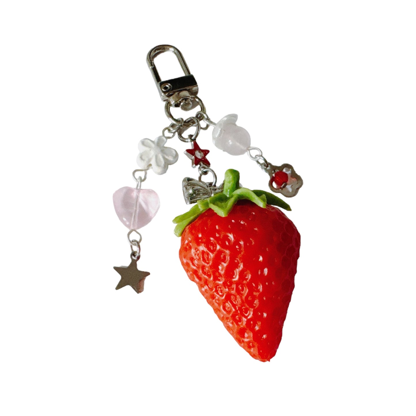 Strawberry Keychain - star