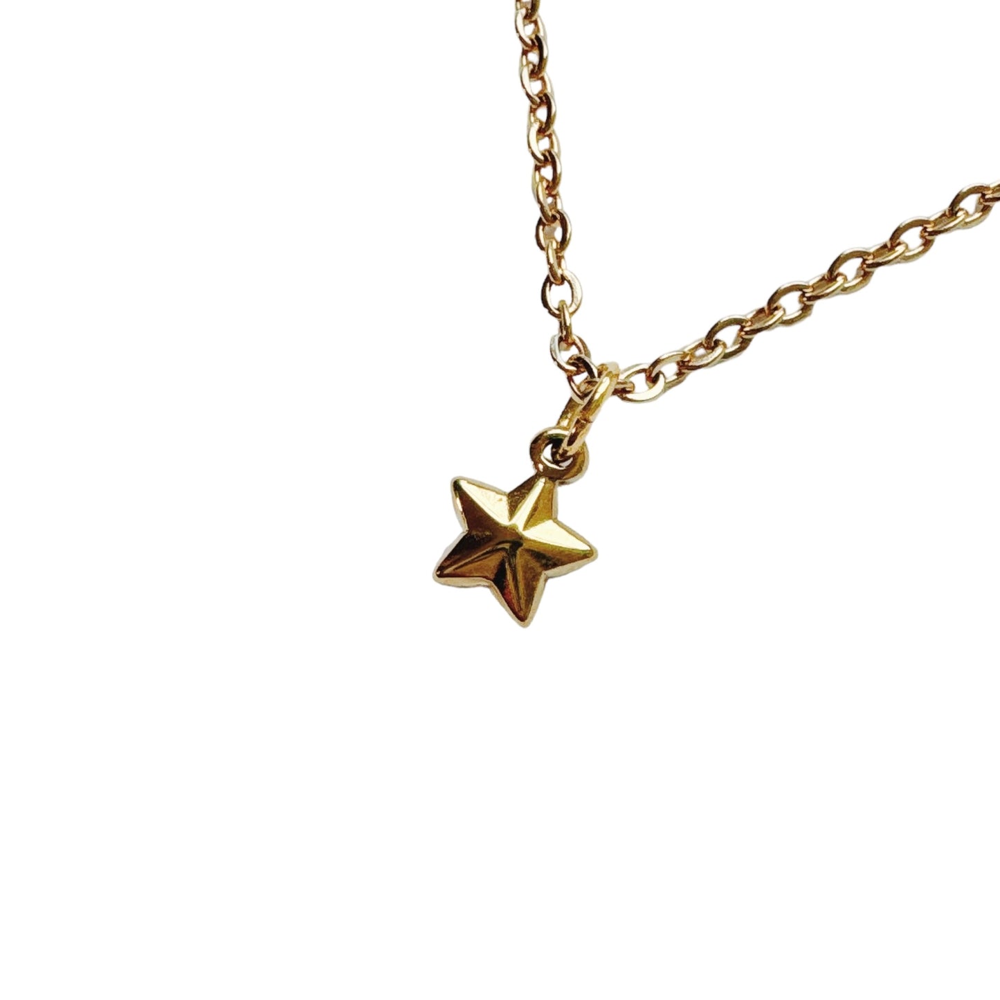 Dainty Gold Star Necklace