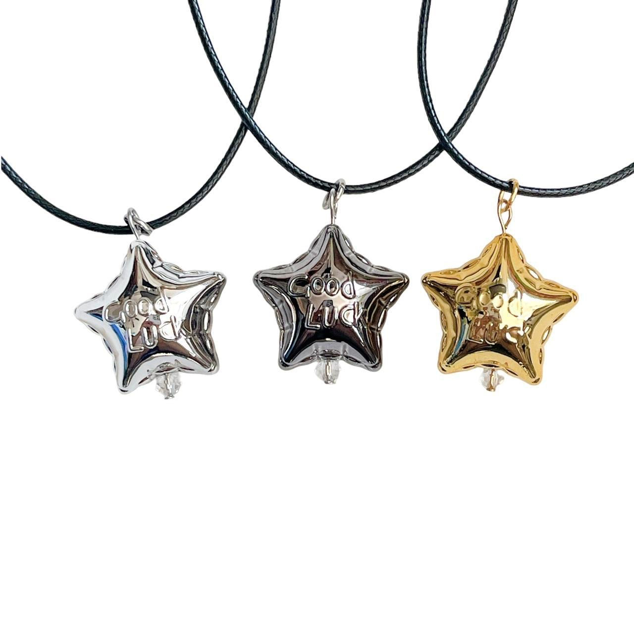 Silver Good Luck Star Necklace