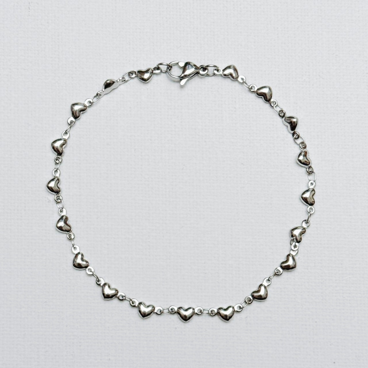 Silver Heart Bracelet