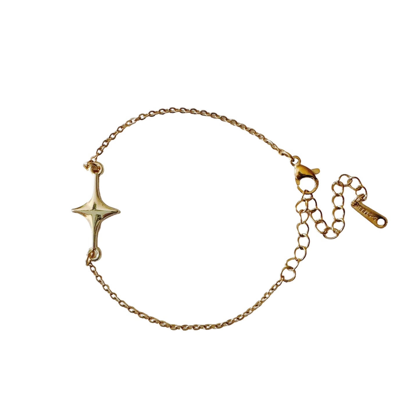 Gold Sparkle Star Bracelet