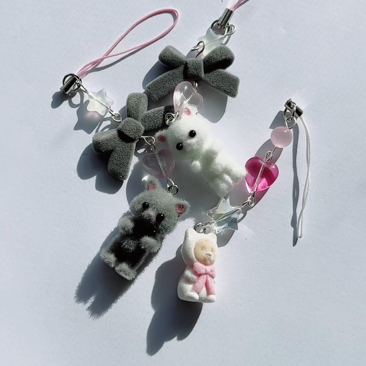 Flocky Bear Phone Charm