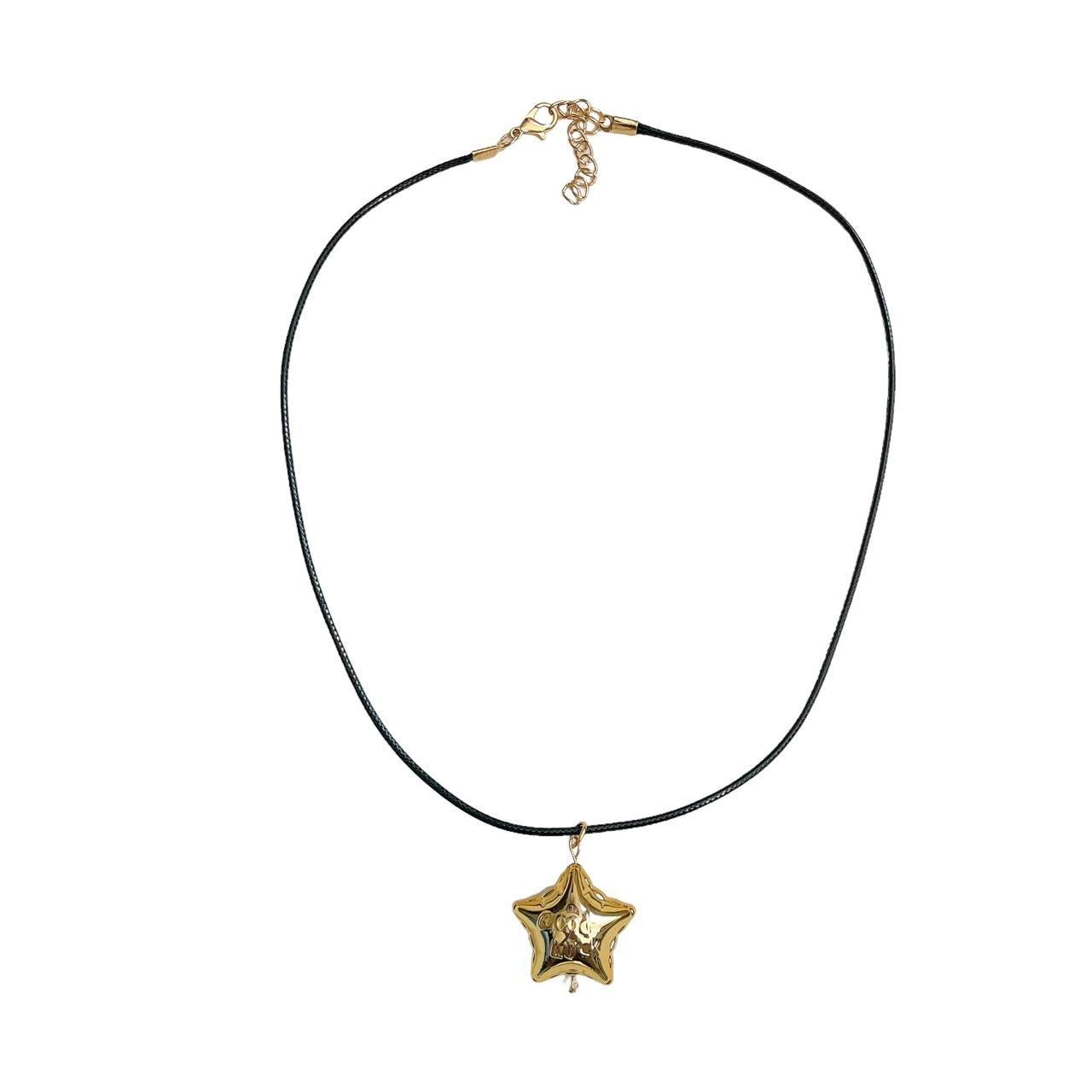 Gold Good Luck Star Necklace