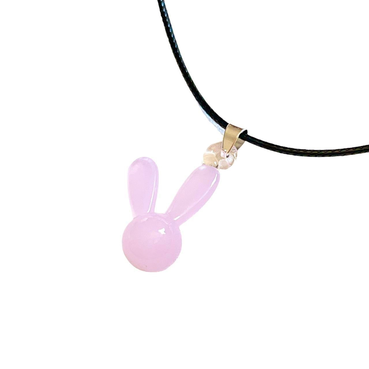 Glass Bunny Necklace