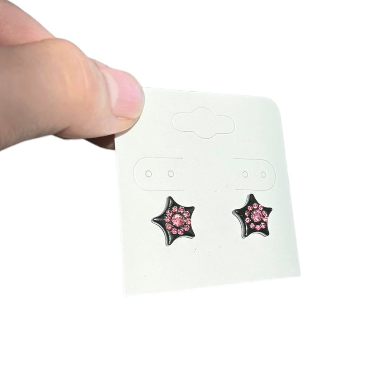 Rhinestone Star Stud Earrings