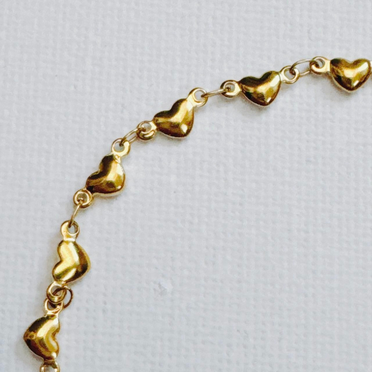 Gold Heart Bracelet