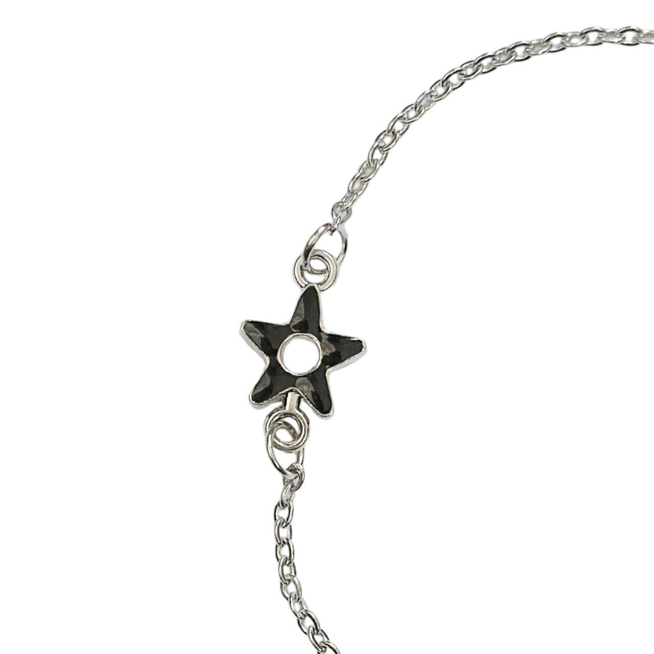 Black Star Silver Bracelet