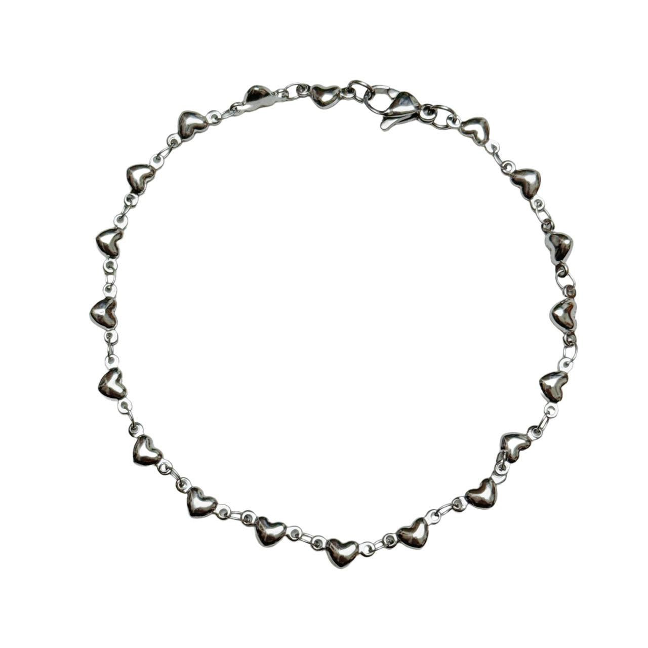 Silver Heart Bracelet