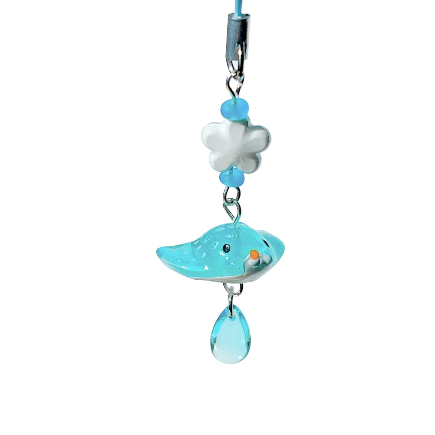 Manta Ray Phone Charm