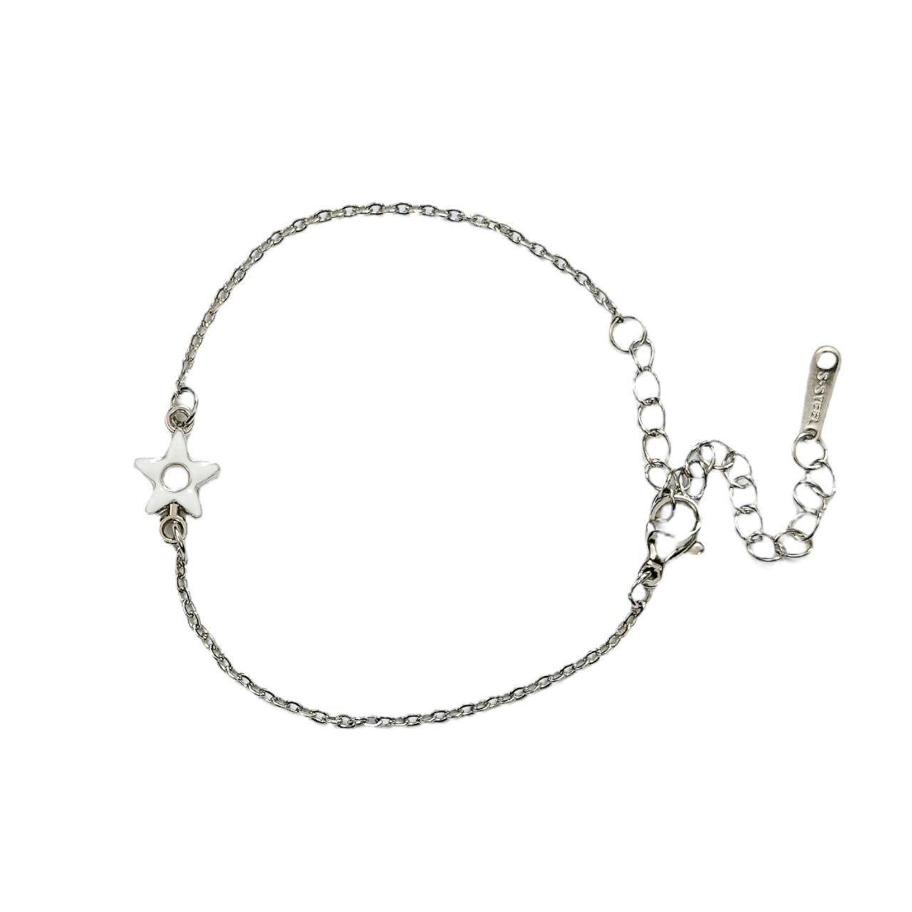 White Star Silver Bracelet