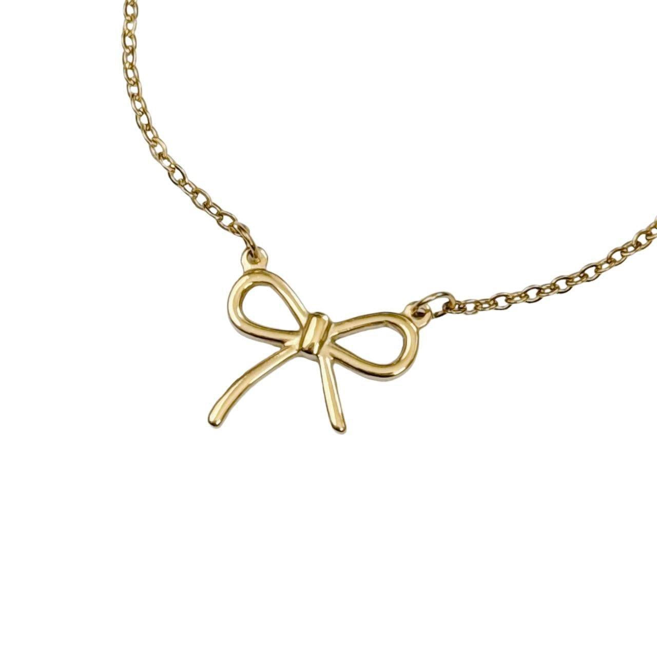 Gold Bow Bracelet ౨ৎ