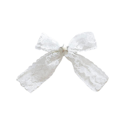 Lace Star Bow Hair Clip