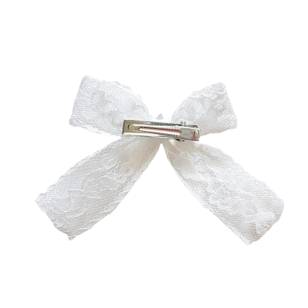 Lace Star Bow Hair Clip