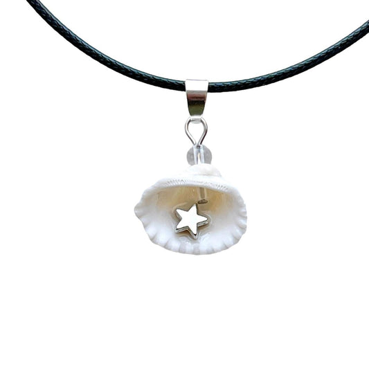 Star Shell Cord Necklace