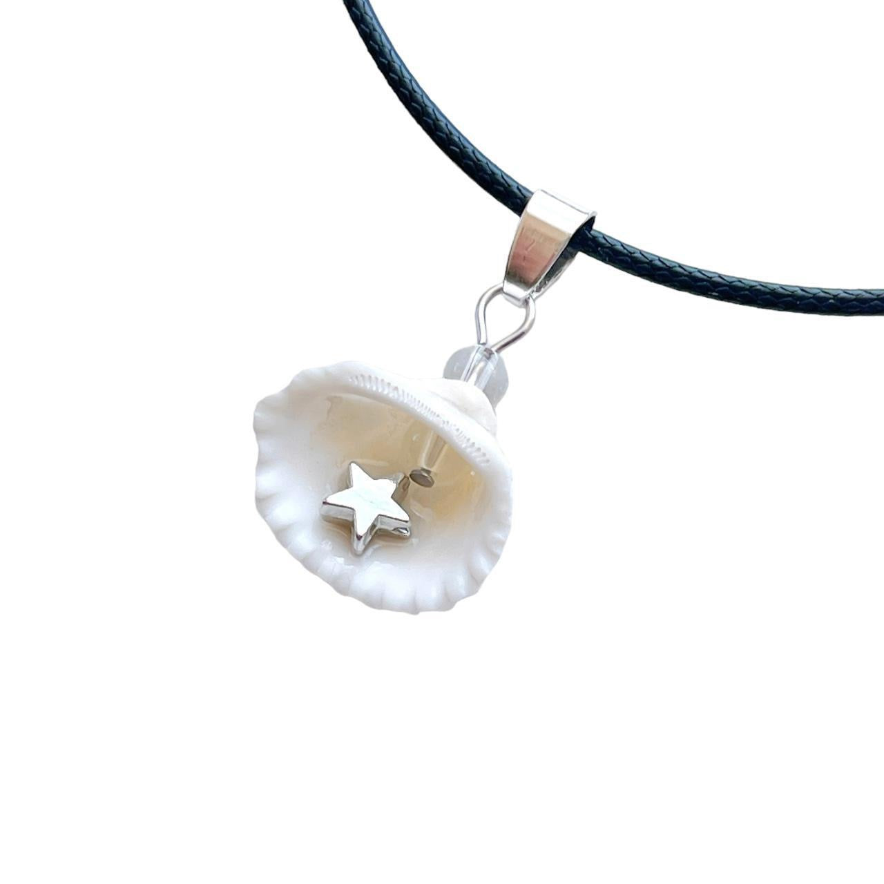 Star Shell Cord Necklace