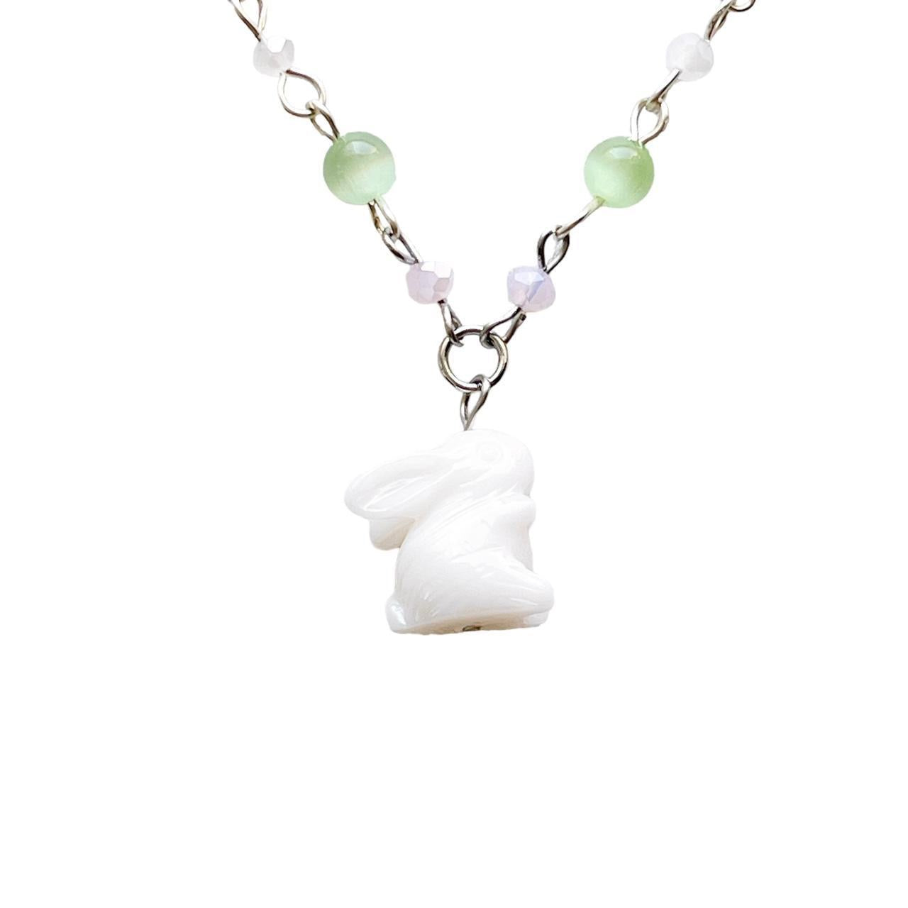 Bunny Beaded Necklace