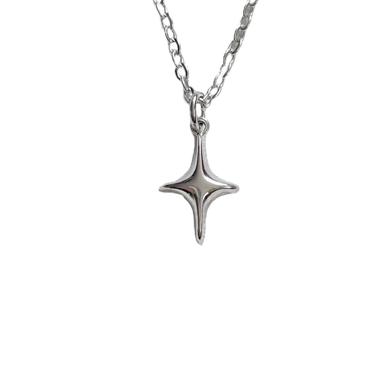 Silver Sparkle Star Necklace