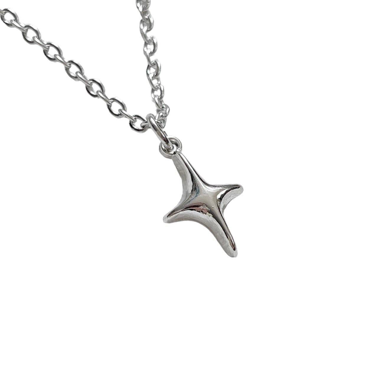 Silver Sparkle Star Necklace