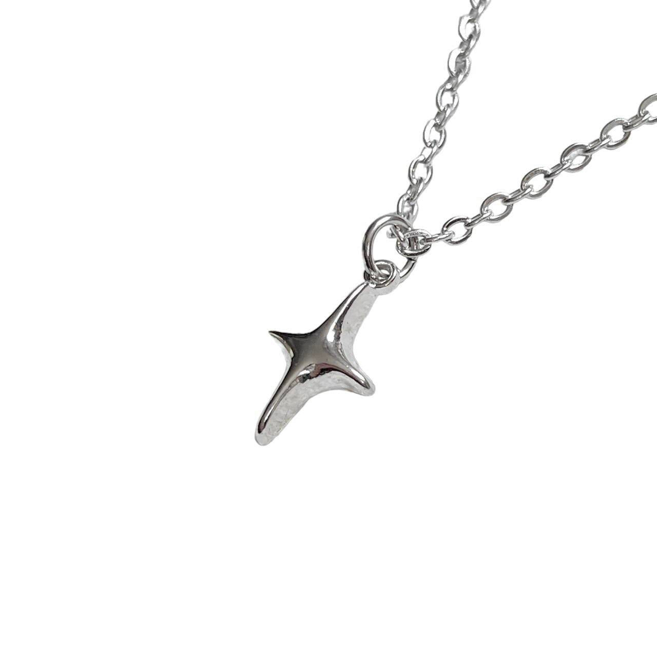 Silver Sparkle Star Necklace