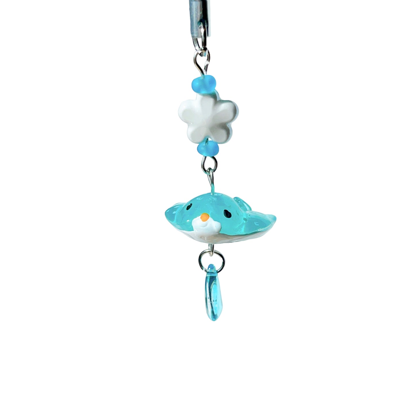 Manta Ray Phone Charm