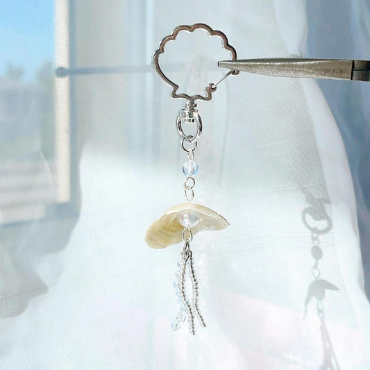 Shell Jellyfish Keychain