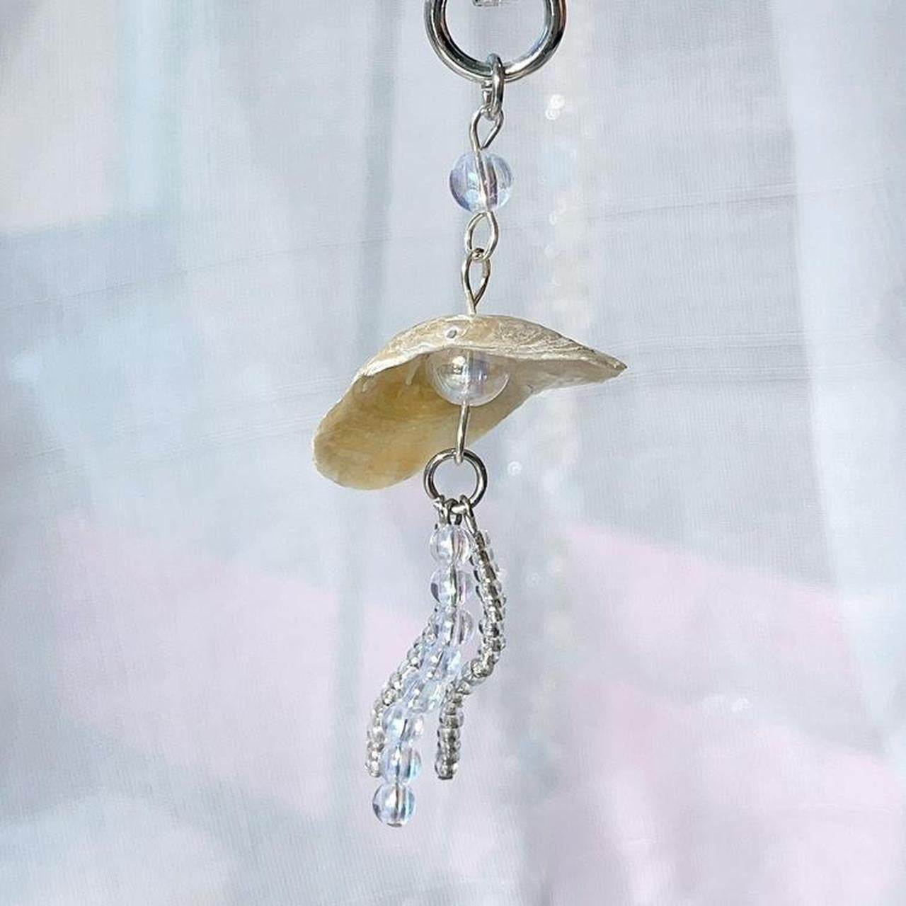 Shell Jellyfish Keychain