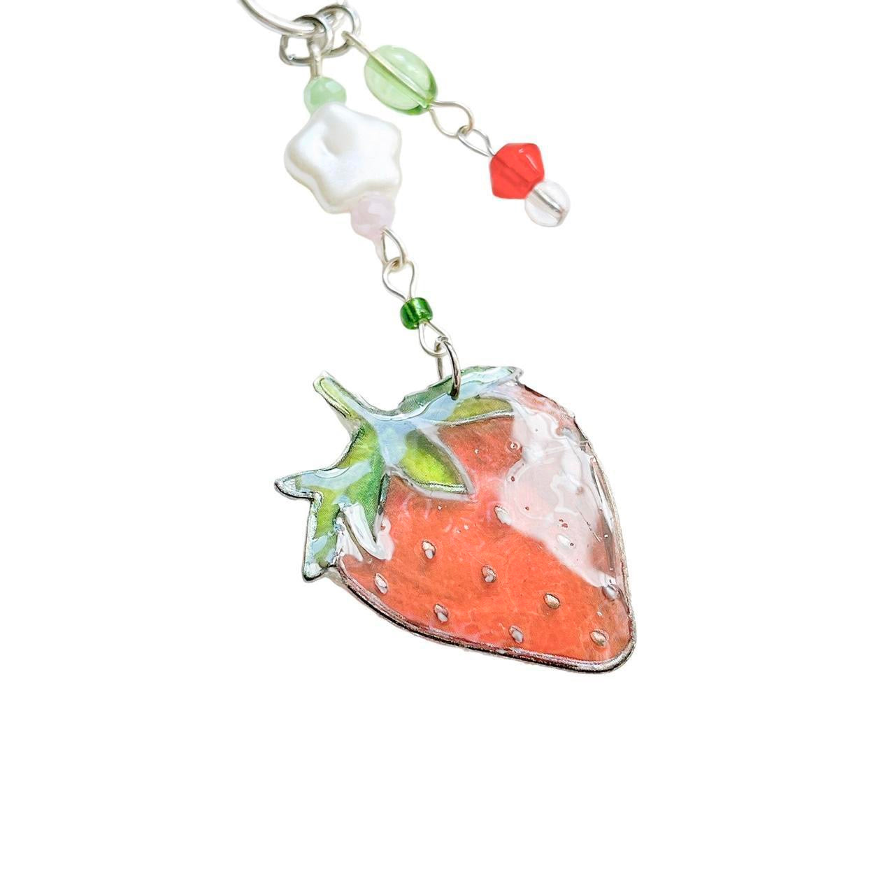 Strawberry Keychain