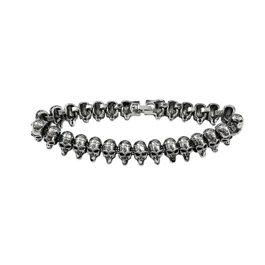 Silver Skulls Bracelet