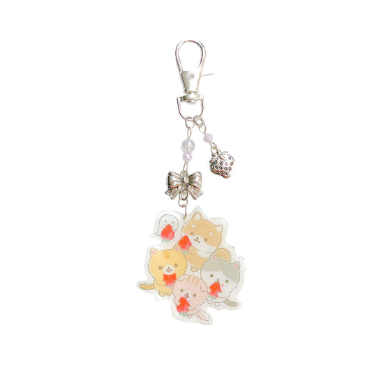 Strawberry Feast Keychain