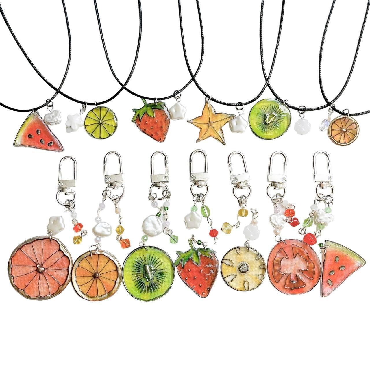 Watermelon Corded Necklace