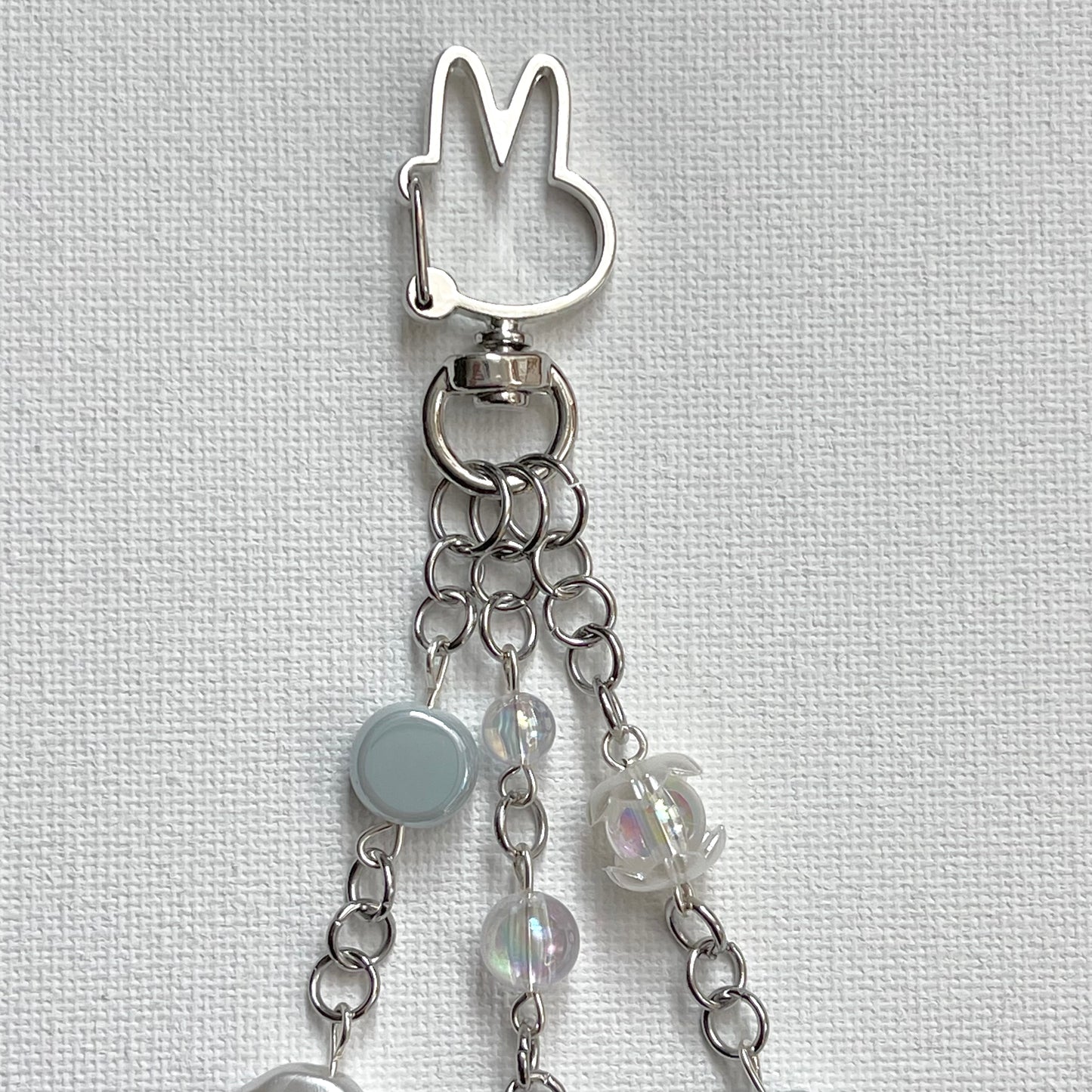 Flower Bunny Keychain