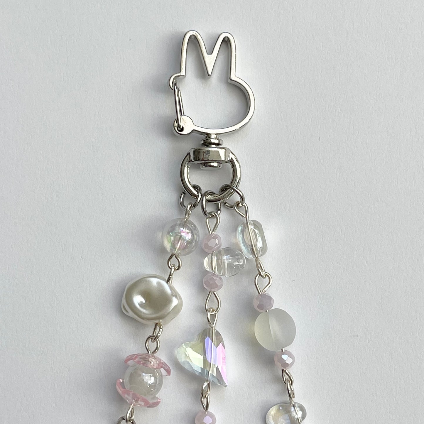 Tired Bunny Keychain