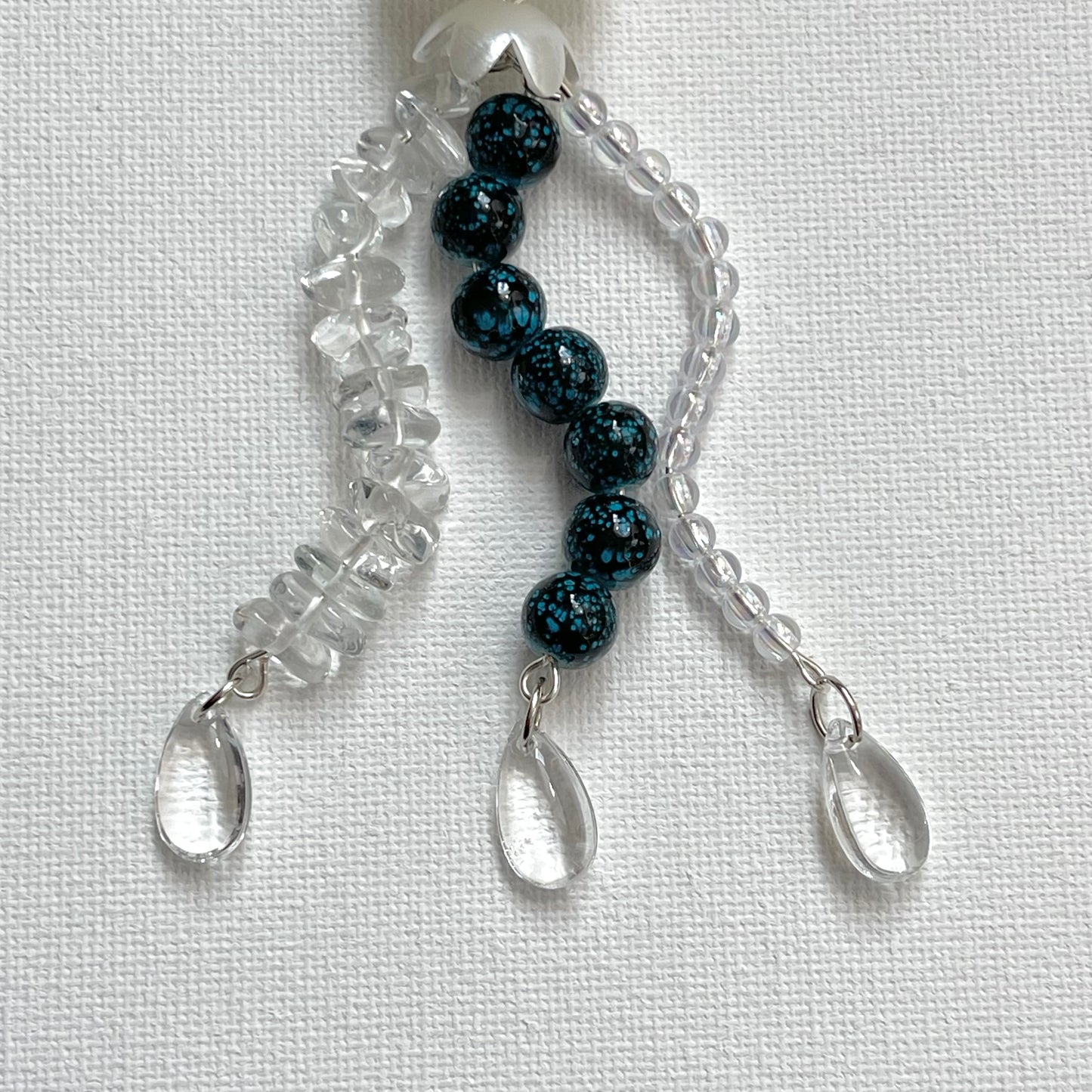 Blue Jellyfish Keychain