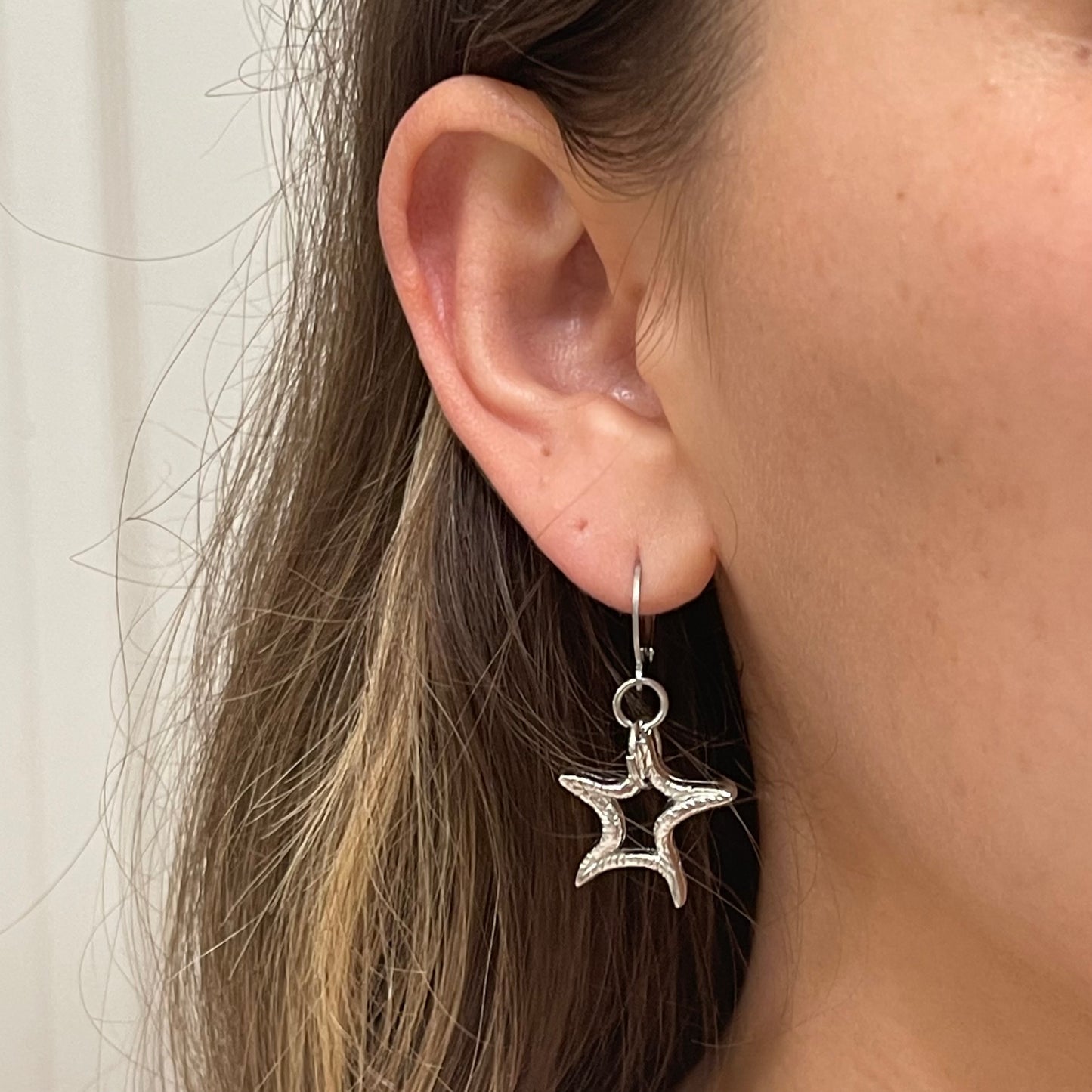 Hollow Starfish Earrings