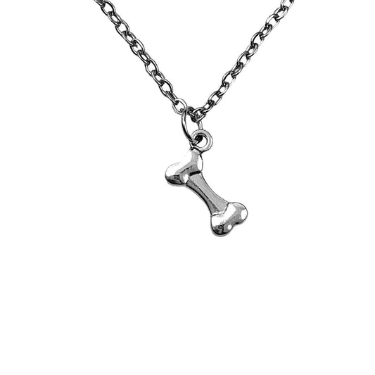 Silver Dainty Bone Necklace