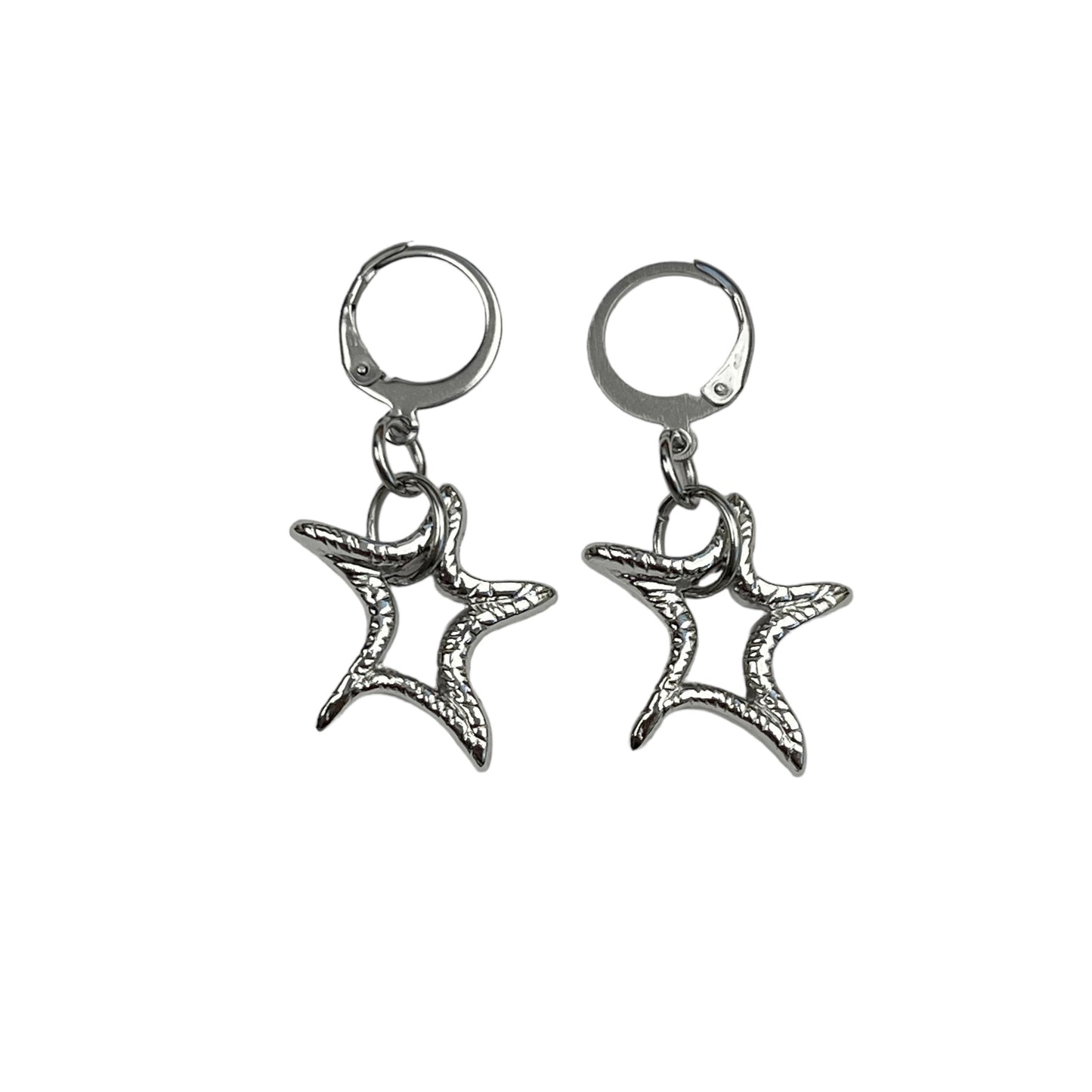 Hollow Starfish Earrings