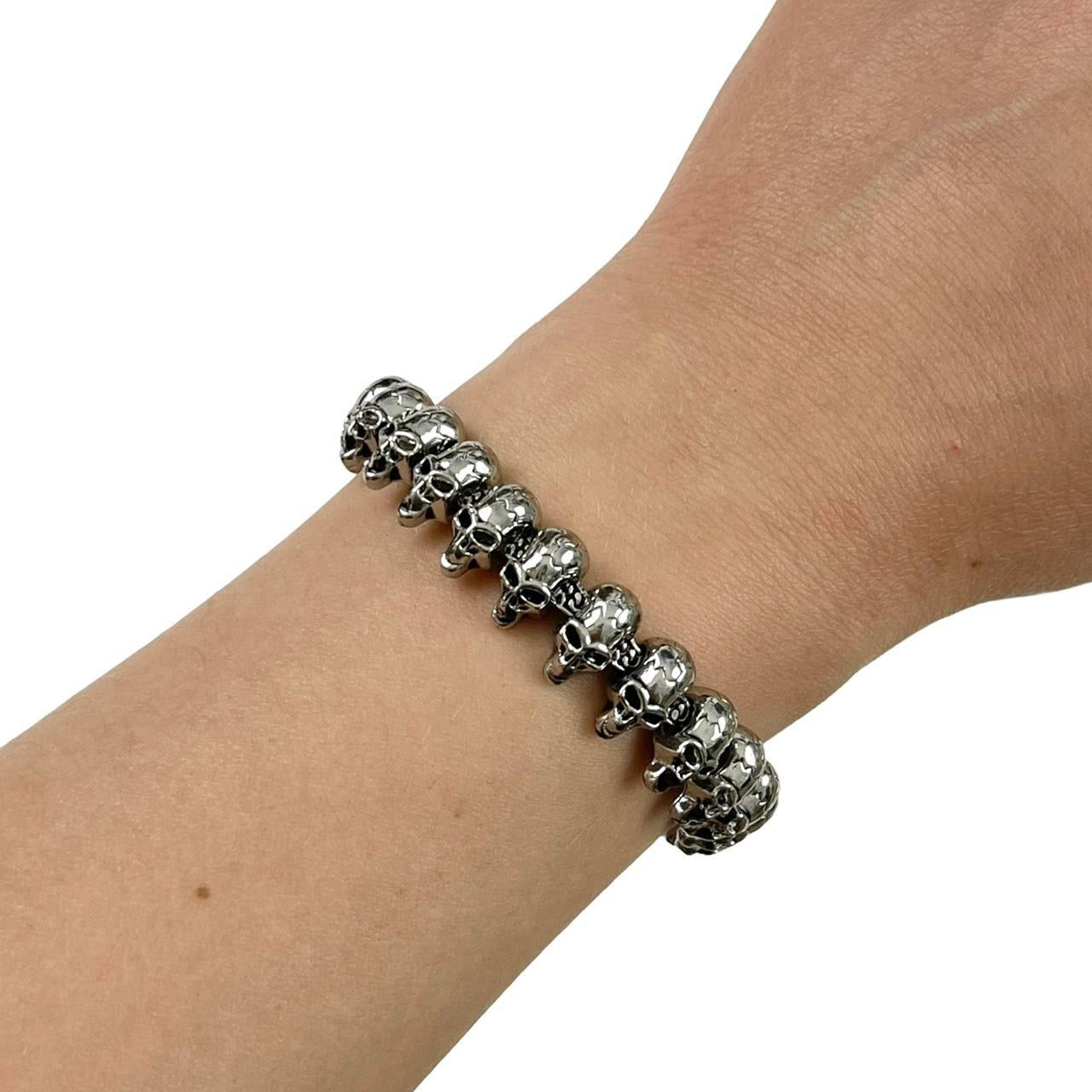 Silver Skulls Bracelet