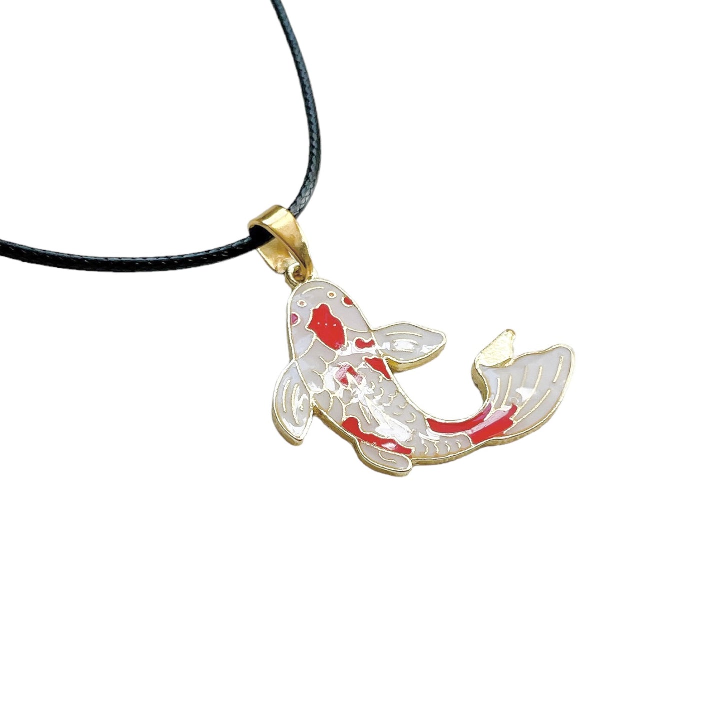 Red Koi Fish Necklace