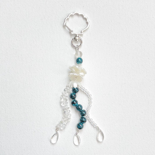 Blue Jellyfish Keychain