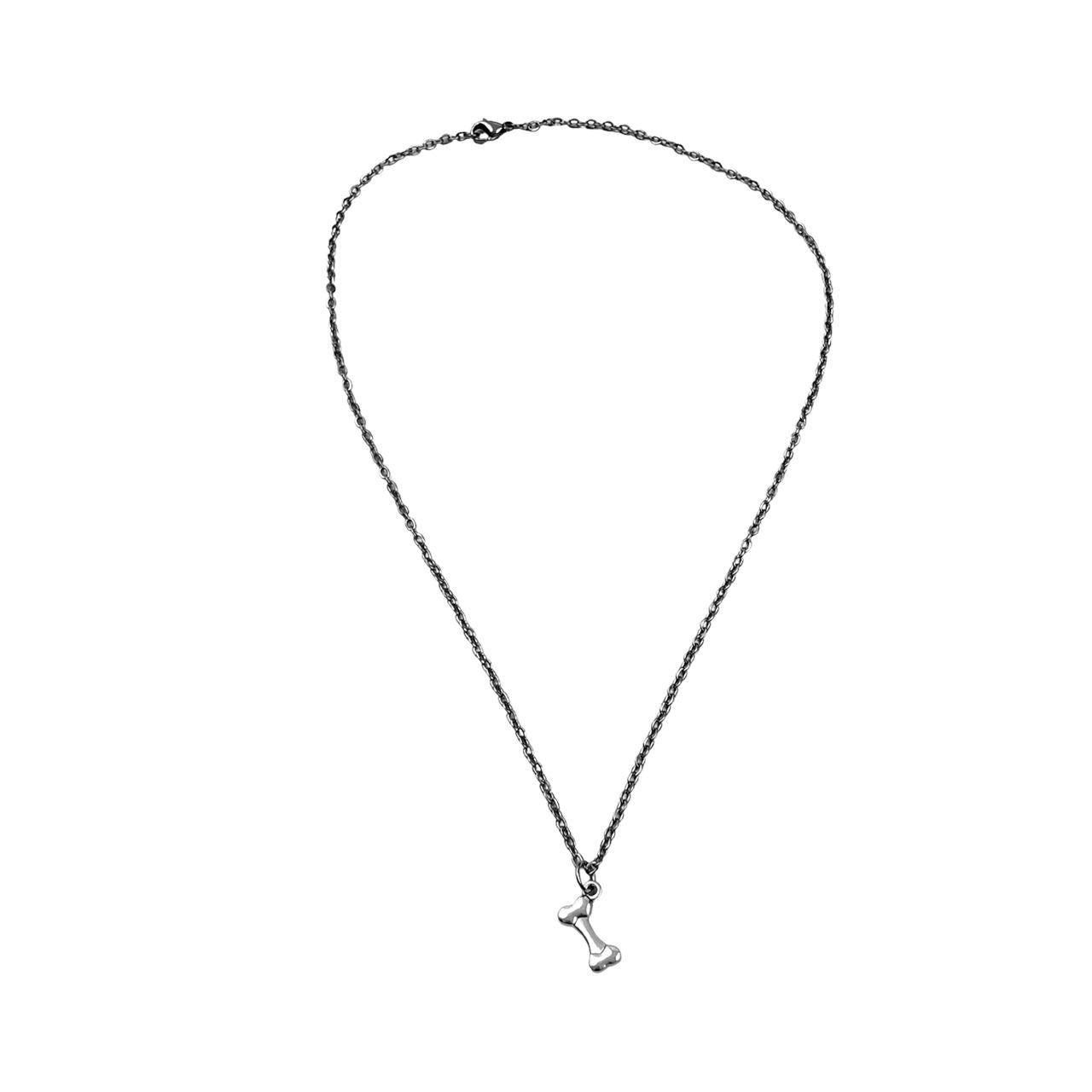 Silver Dainty Bone Necklace