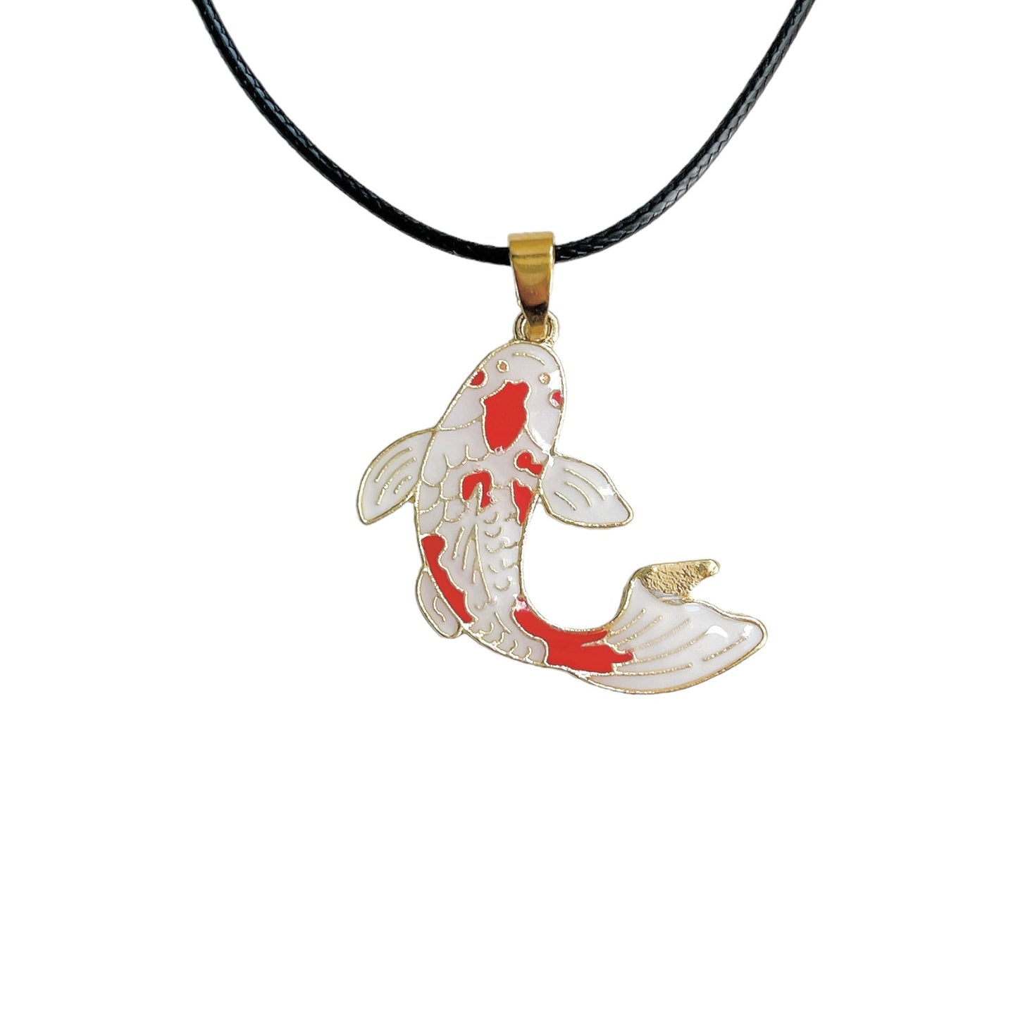 Red Koi Fish Necklace